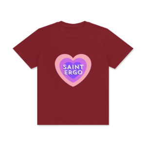 Saint Ergo - Unisex Classic Crew Neck Cotton T-Shirt: Dark